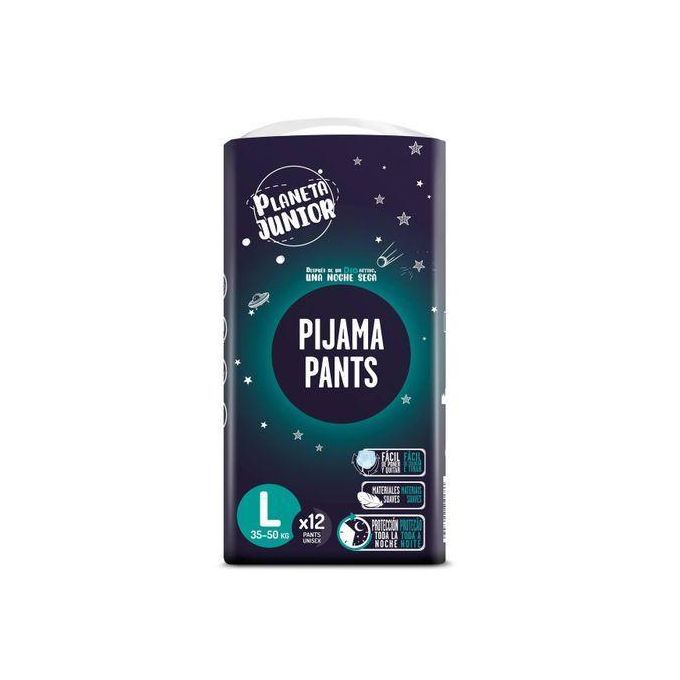 Couche De Nuit 35-50 Kg Taille L Planeta Junior Par Dia Sachet De (12x6 Unités) thumbnail 3