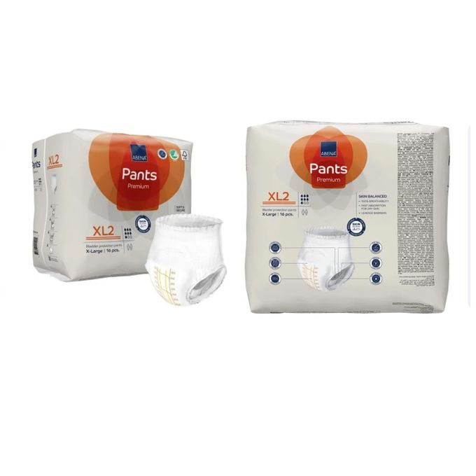 Abena Sous-vêtements Absorbants Pants Premium Xl2 (pack De 2 X 16 Unités)