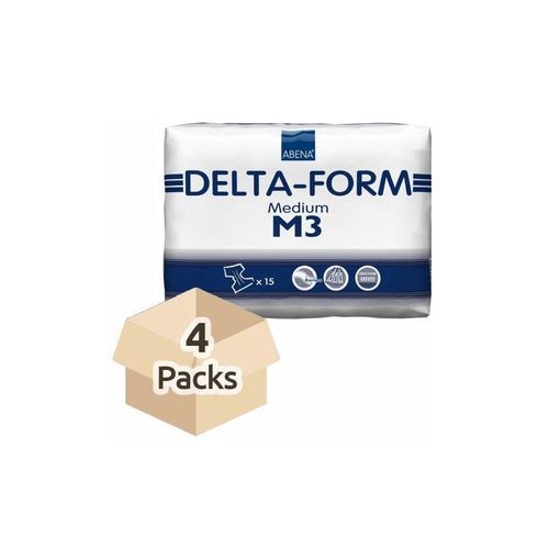 Couche Adulte - Delta Form M3 - Carton De 4 Paquets (60 Unités)