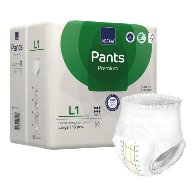 Sous-vêtements Absorbants Pants Premium L1 (3 X 15 Unités)