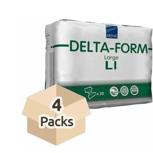 Couche Adulte - Delta Form L1 - Carton De 4 Paquets (80 Unités)
