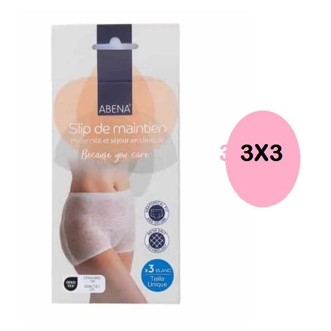 Abena Slips Extensibles Maternité Et Séjour En Clinique (3 Pcs X 3)