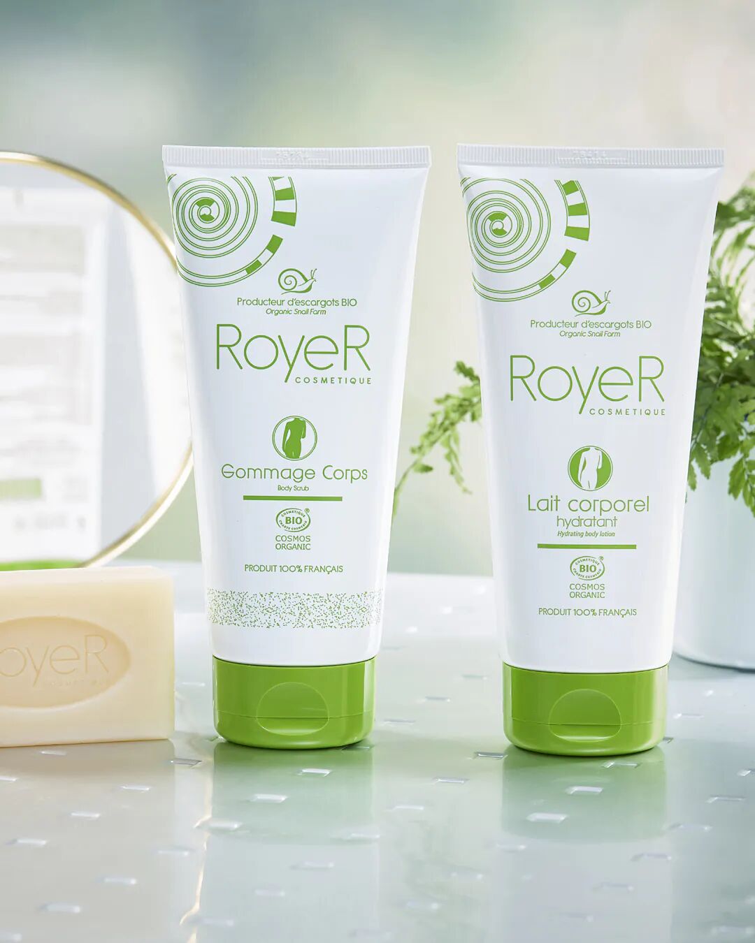 Routine Corps – Savon, Gommage & Lait Hydratant À La Bave D’escargot Bio