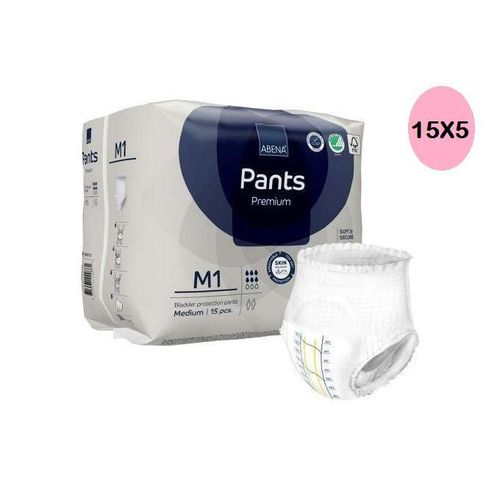 Sous-vêtements Absorbants Pants Premium M1 (5 X 15 Unités)