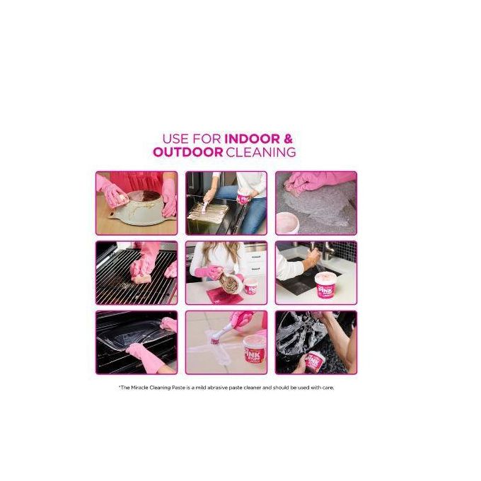Pate Nettoyante Miracle 1kg + Eponge Double Face Scrub Squeezy Pink thumbnail 2