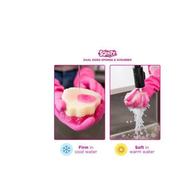 Pate Nettoyante Miracle 1kg + Eponge Double Face Scrub Squeezy Pink thumbnail 3