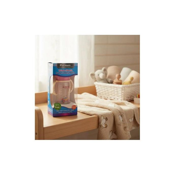 Biberon Large 320 Ml Avec Mamelon À Col Large thumbnail 1