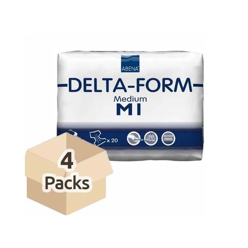 Couche Adulte - Delta Form M1 - Carton De 4 Paquets (80 Unités)