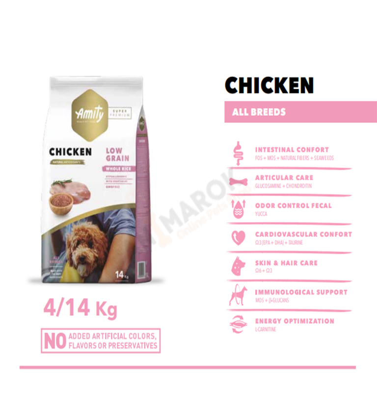 Dog Low Grain Poulet Adulte