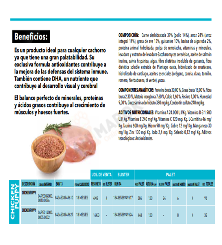 Dog Low Grain Poulet Puppy thumbnail 3