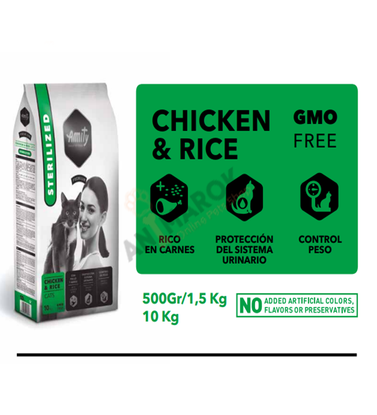 Premium Chat Stérilisé Poulet & Riz