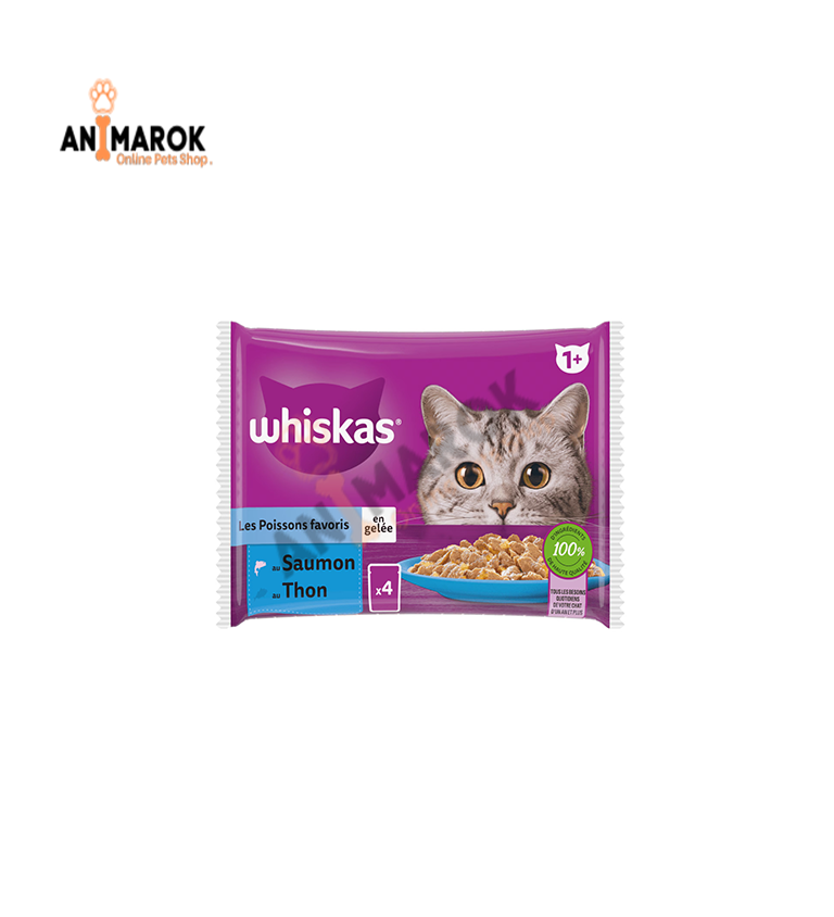 Whiskas® Les Poissons Favoris En Gelée