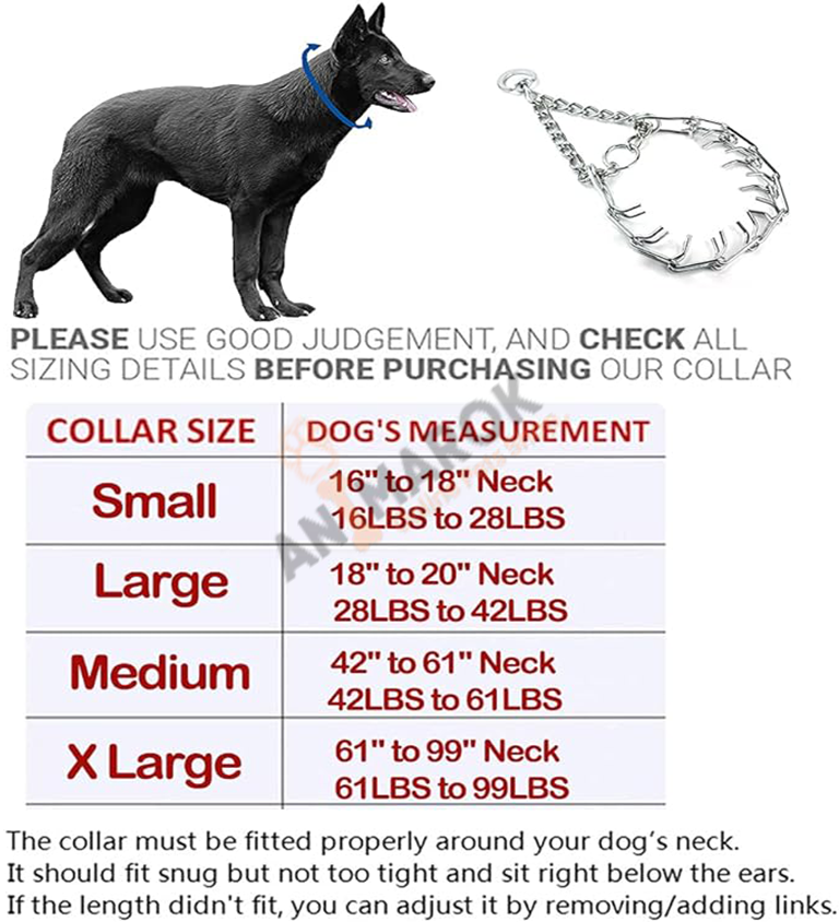 Collier Etrangleur De Dressage À Griffes Pour Chien thumbnail 3