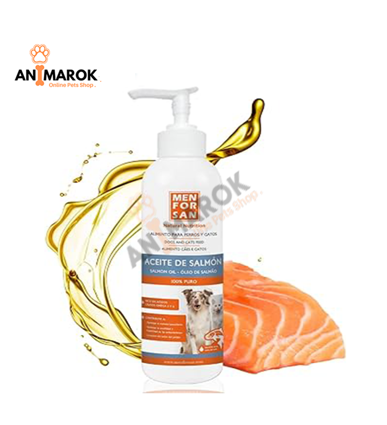 Huile De Saumon Pour Chiens Et Chats