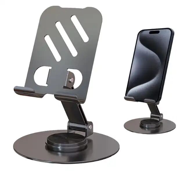 Support Téléphone – Stable, Ajustable Et Pratique Et Rotatif 360°