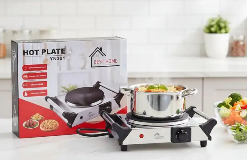 Plaque De Cuisson Électrique Simple Yn301 – Compacte Et Puissante