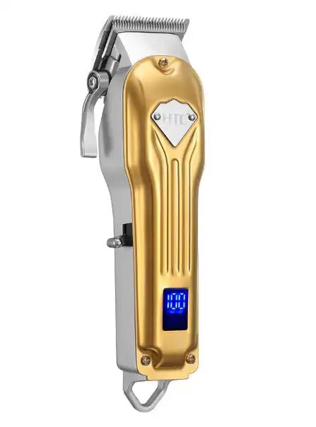 Tondeuse À Cheveux Htc At-702 – Métal, Rechargeable, Réglable, Corps Lourd, Professionnelle