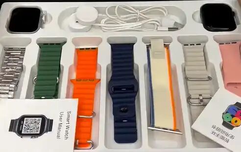Smartwatch Dt900 Max 7 En 1 - Écran 49 Mm Full Touch + 8 Bracelets Interchangeables - Nouveau Modèle thumbnail 2