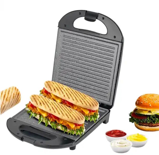 Grill Panini 1800w – Presse Sandwich Antiadhésive En Granite