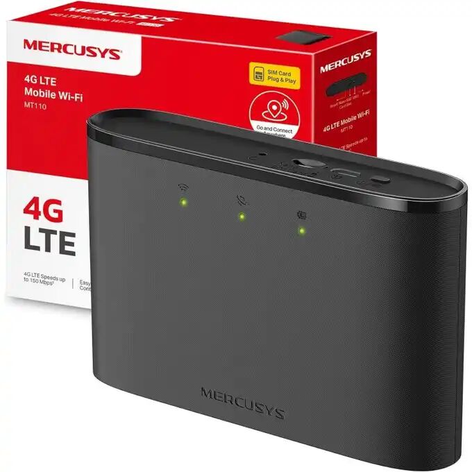 Routeur 4g Lte Mobile Wi-fi Mercusys Mt110 – Carte Sim – Jusqu’à 150 Mbps