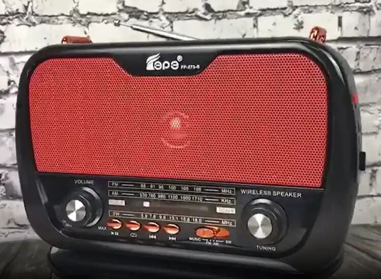 Radio Rechargeable Fepe Fp-273-s – Haut-parleur Sans Fil Avec Lecteur Usb/sd/tf Et Panneau Solaire