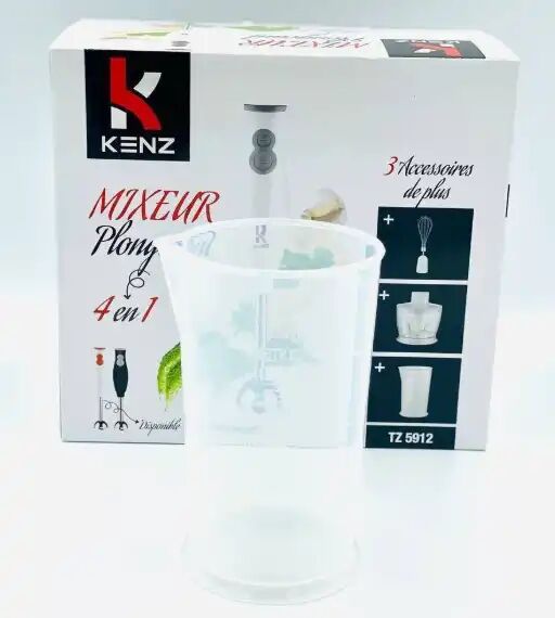 Mixeur Plongeant 4-en-1 – Modèle Tz 5912 – Multifonction thumbnail 4