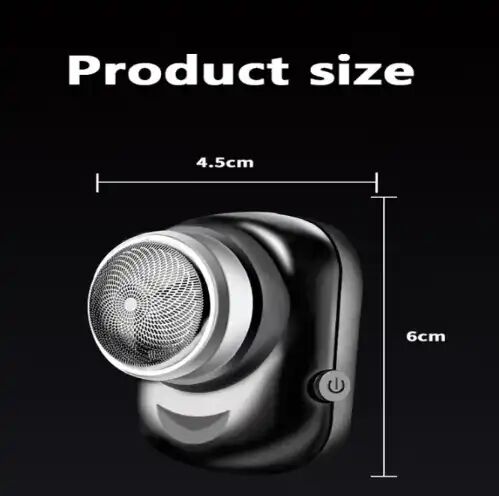 Kemei Km-c2 Tondeuse Électrique Étanche Mini Portable – Rasage Sec Et Humide Pour Barbe Et Visage