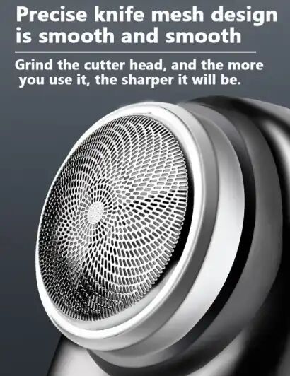 Kemei Km-c2 Tondeuse Électrique Étanche Mini Portable – Rasage Sec Et Humide Pour Barbe Et Visage