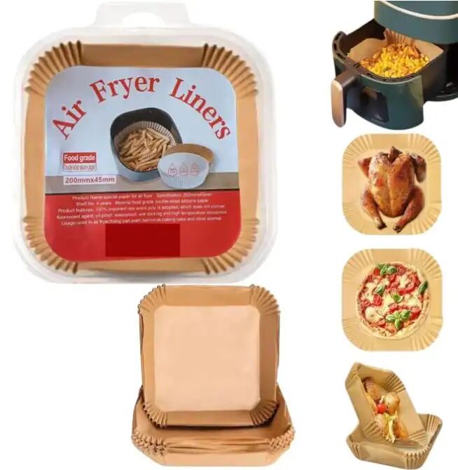 Papier De Cuisson Pour Air Fryer – 50 Pièces