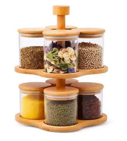 Service À Épices 8 Pièces Avec Support