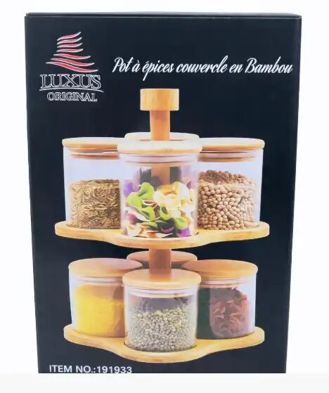Service À Épices 8 Pièces Avec Support