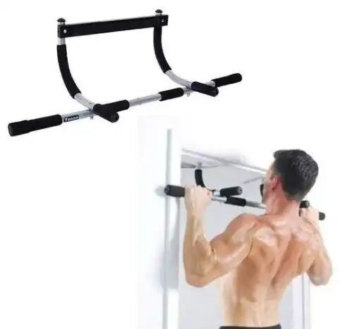 Barre De Traction Multi-fonction Multi-positions – Barre Fixe Pour Musculation À Domicile thumbnail 1