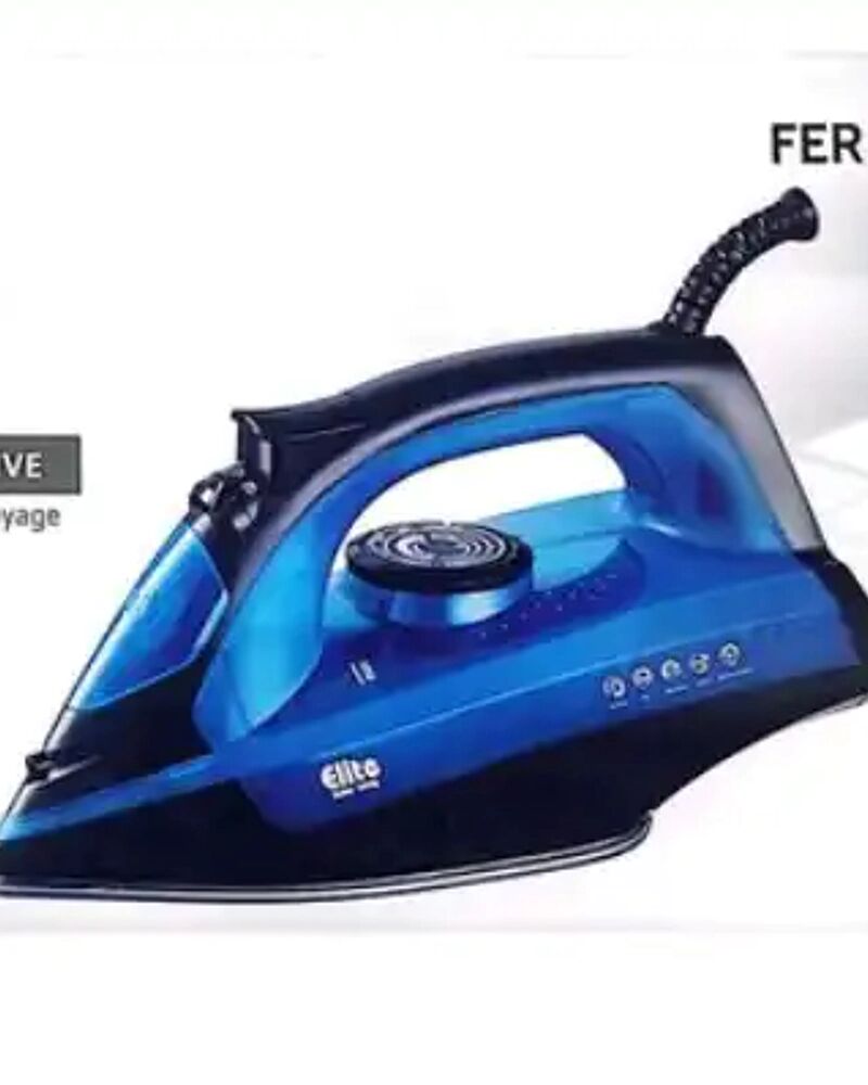 Fer À Repasser Vapeur 2200w – Semelle Antiadhésive – Spray & Auto-nettoyage