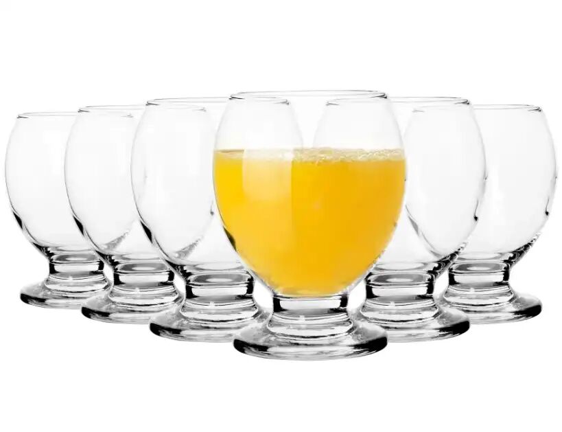 Set De 6 Verres Lav – 280 Cc / 9,5 Oz – Verre Doux Et Durable (multicouleur Aléatoire)