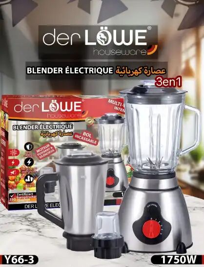 Blender Électrique Multifonction – Modèle (modèle Y66-3)