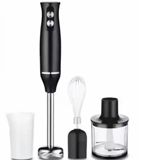 Mélangeur Électrique 4 En 1 – Mixeur À 2 Vitesses – Batteur, Broyeur De Jus Et Hachoir Multifonction thumbnail 3