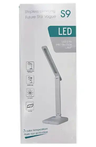 Lampe De Bureau Led Tactile 50 Cm – Panneau Lumineux Articulé Avec 3 Niveaux D’éclairage