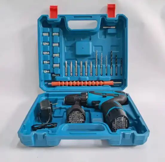 Kit De Perceuse-visseuse Sans Fil – Rechargeable – Multifonction Pour Bricolage & Travaux Domestiques