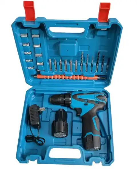 Kit De Perceuse-visseuse Sans Fil – Rechargeable – Multifonction Pour Bricolage & Travaux Domestiques