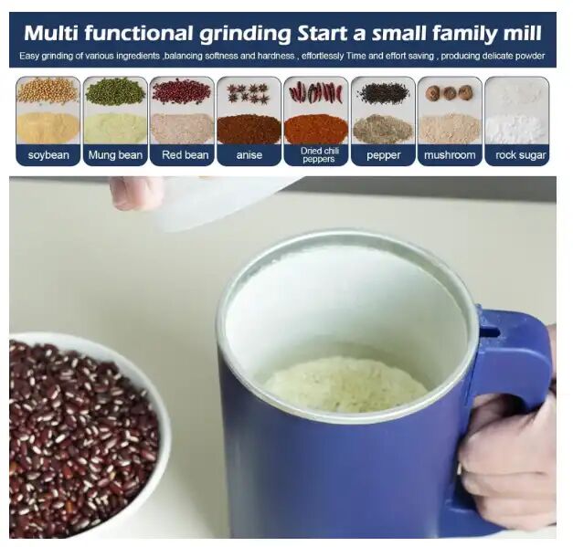 Moulin Électrique Multifonction – Broyeur Puissant Pour Épices, Grains & Café