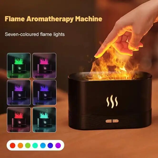 Diffuseur D’huiles Essentielles Flamme – Led & Aromathérapie 