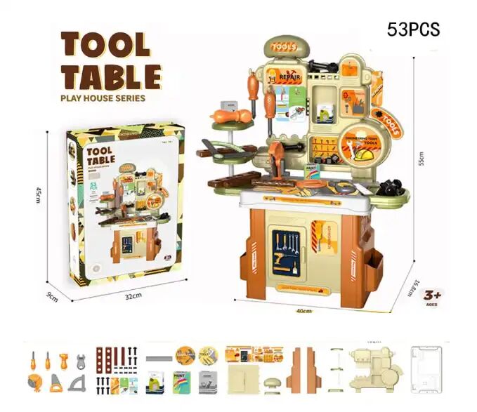 Bluebell Kids Tool Bench – Établi De Bricolage Pour Enfants Avec 53 Accessoires