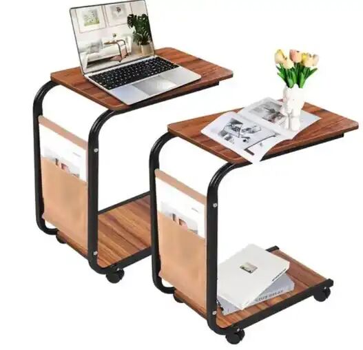 Table D’appoint Moderne Bois & Métal – Design Élégant