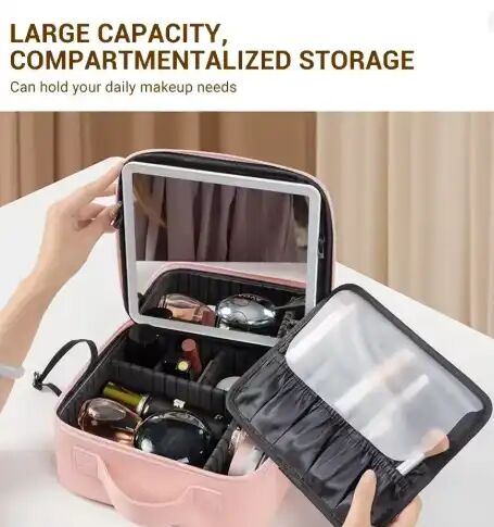 Trousse À Maquillage Intelligente Avec Miroir Led  thumbnail 4