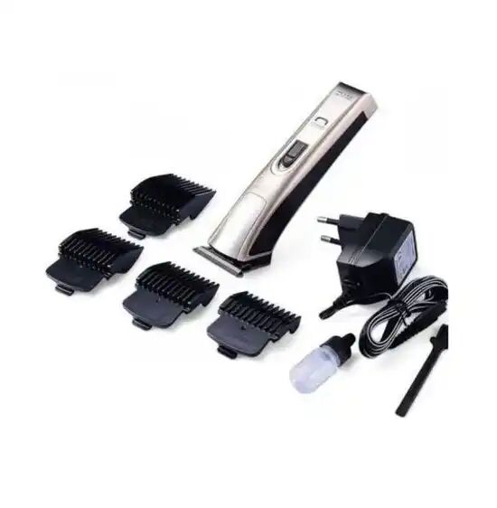 Tondeuse À Cheveux Rechargeable – 4 Têtes & Lames Inox