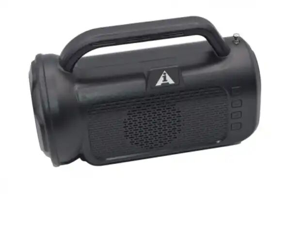 Haut-parleur Bluetooth Portable Ai136 Avec Panneau Solaire, Lampe Intégrée Et Usb