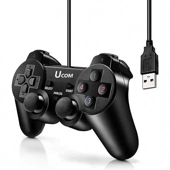 Manette PC Filaire Ucom Dual Shock – Joypad Gaming USB