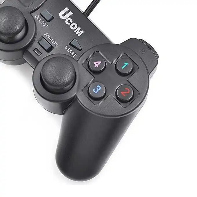 Manette Pc Filaire Ucom Dual Shock – Joypad Gaming Usb thumbnail 3