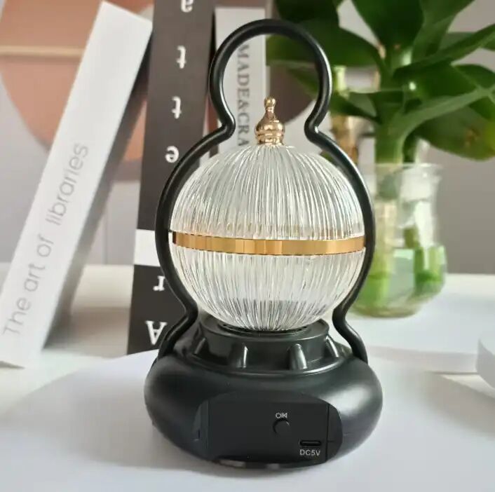 Lampe De Table Led Musicale Bluetooth Rechargeable – Design Moderne En Aluminium – Veilleuse De Chevet