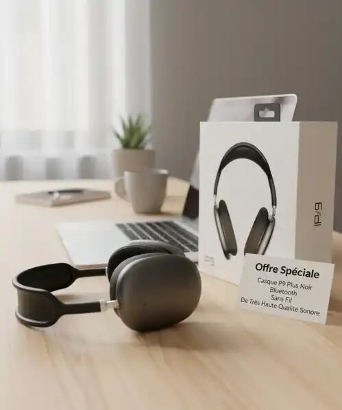 Casque Bluetooth Sans Fil P9 – Anti-bruit